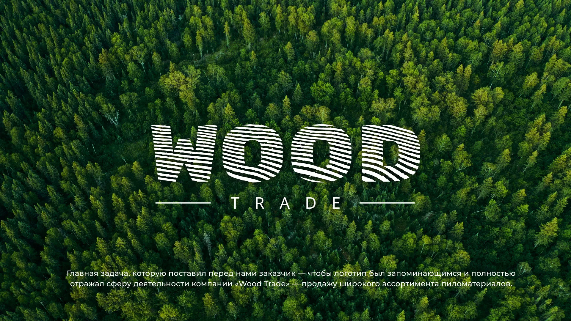 Разработка логотипа для компании «Wood Trade» в Первомайске